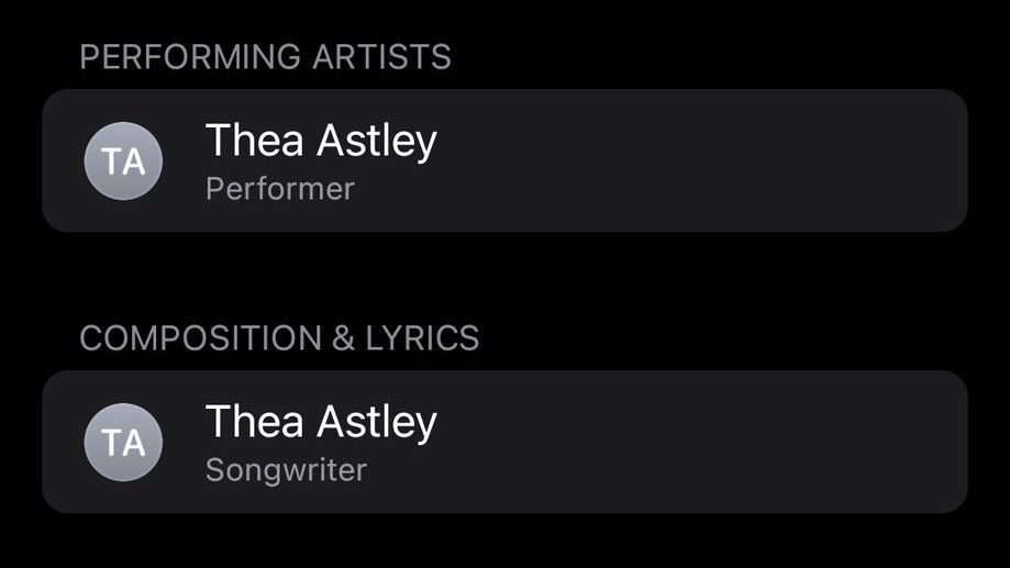 ICYDK: Thea Astley is the composer of her debut R&B single, 'Never' 🔥 The artist that you are, Thea Astley! ✨✨✨ POWER STREAM !!! ❤️‍🔥 🔗 theaastley.lnk.to/never NEVER BY THEA ASTLEY #TheaAstleySaysNEVER #TheaAstley | @theaastley
