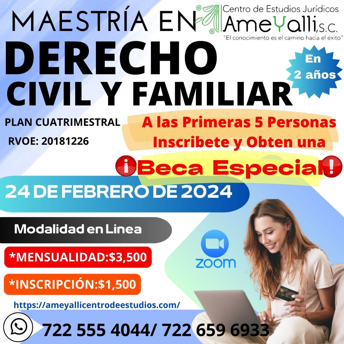 Ven a estudiarlo un posgrado con los mejores.