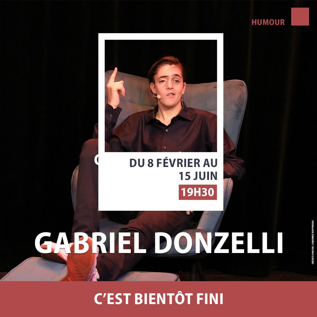 🟥 Gabriel Donzelli 🗓 Du 8 février au 25 avril Le jeudi à 19h30 À travers un récit mêlant absurde, humour et sérieux, il nous raconte son aventure. 🎫 lascala-paris.fr/programmation/… #lascalaparis #paris #humour #spectacle