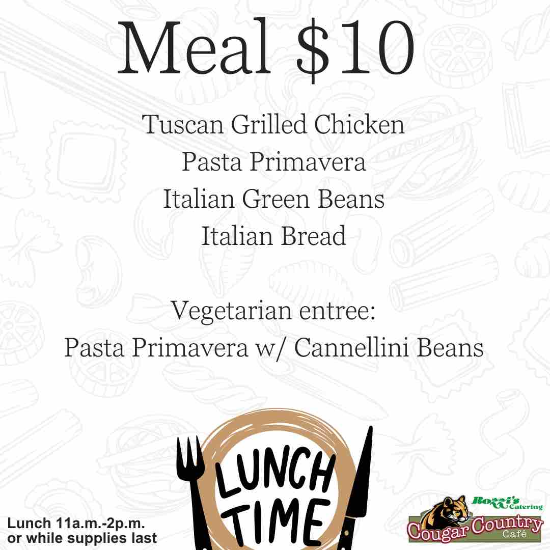 Stop in for lunch today!