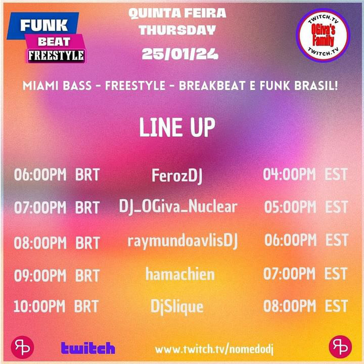 DjSlique's tweet photo. Catch me at 8PM EST for Funk Beat Freestyle Raid 🚂 🎶
Log onto https://t.co/Lql80IVQ7s and join the party!
#freestyle #bestin407 #professionaldj #twitch #thursdayparty #music https://t.co/gYSo3EVrCl