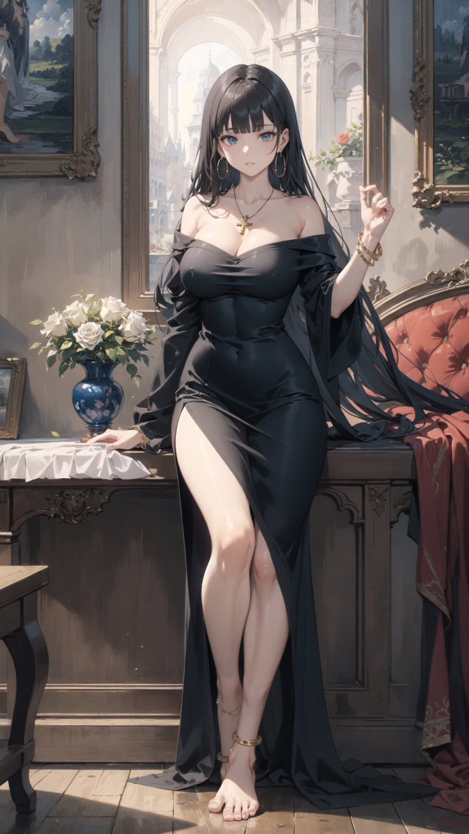 ai_painter_alc's tweet photo. ブラックドレスとお嬢
#AIgirls #AIArtwork #AIイラスト好きさんと繋がりたい
#PPPAnime https://t.co/rEDh987FoE