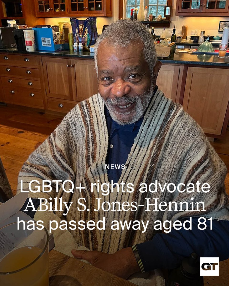 Rest in power ABilly S. Jones-Hennin 🖤⁠

Best known for his work at the National Coalition of Black Gays and his contribution to the first March in Washington for Lesbian and Gay Rights in 1979, the change maker devoted his life to advocating for LGBTQIA+ people of colour