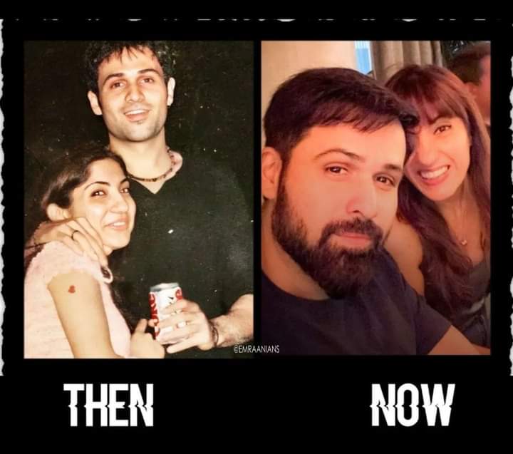 Then and Now 🖤 
@emraanhashmi #parveenHashmi you wife 💗