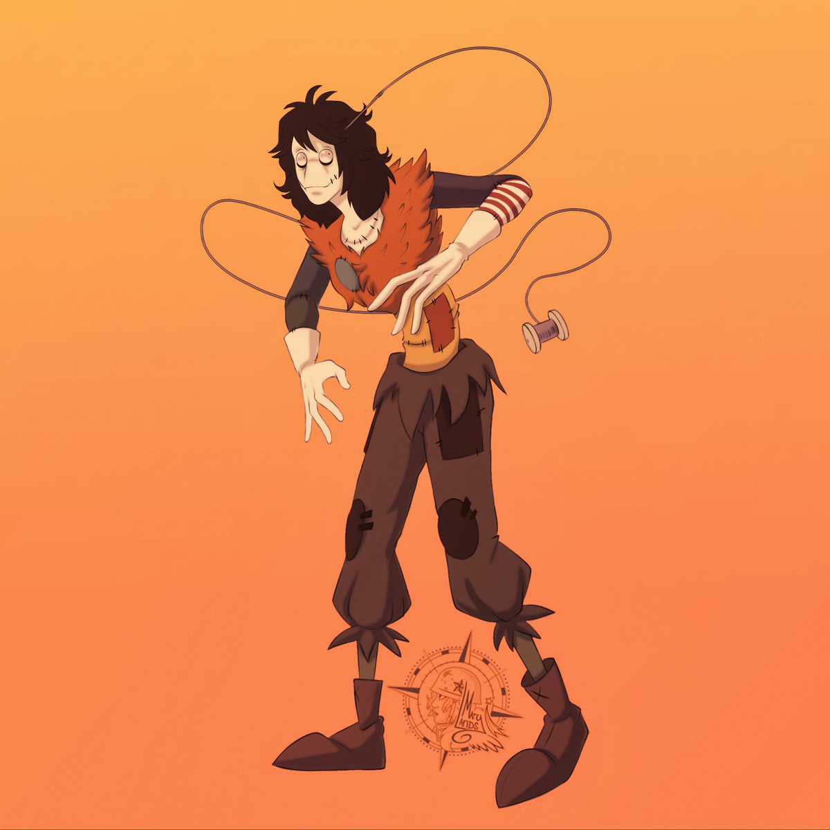 PlumeFilante01's tweet photo. #dessin #krita #kritaart
#scarecrow #rag_doll #ragdoll #character #spiritcharacter
#ghost #characterdesign #digitalart #digitalpainting https://t.co/JrT4eVoZay