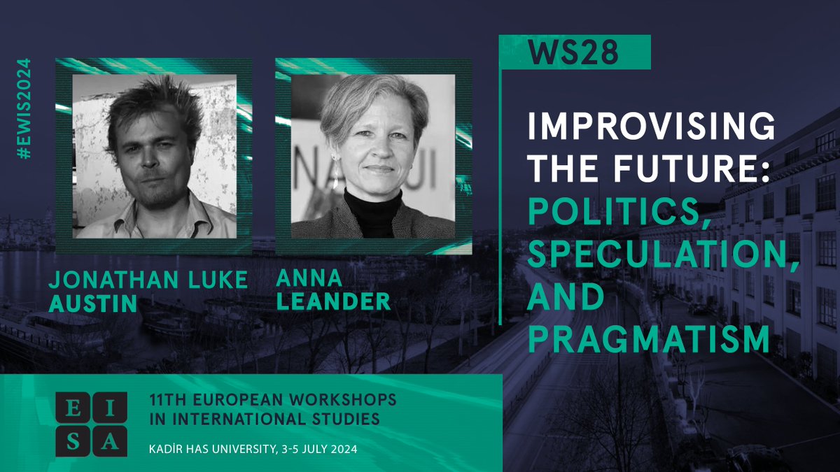 ✅ (WS28) Improvising the Future: Politics, Speculation, and Pragmatism @jl_austin #cfp #pragmatism #improvisation