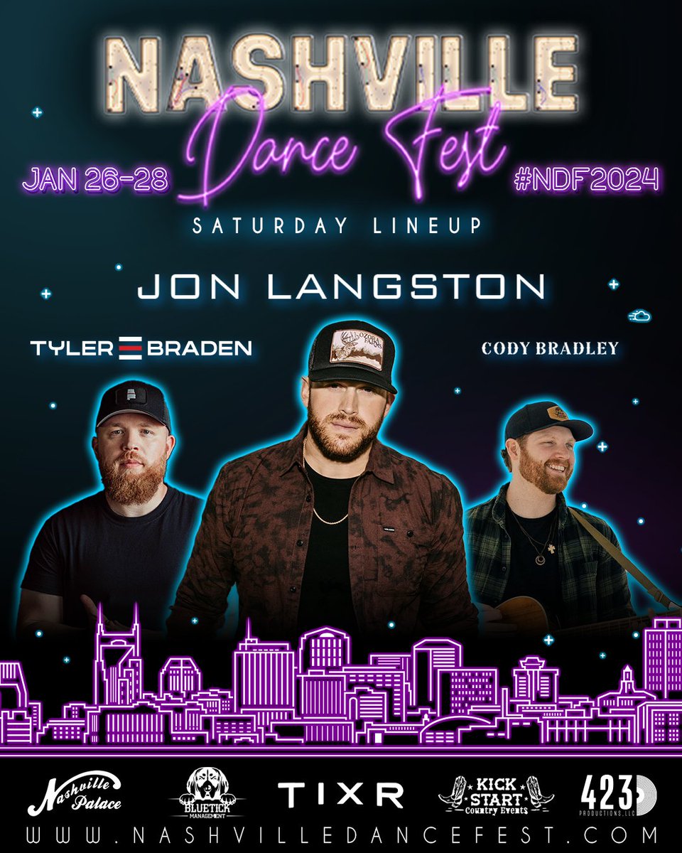 See y’all out on the dancefloor this Saturday in Nashville! Get your passes now: jonlangston.com/tour