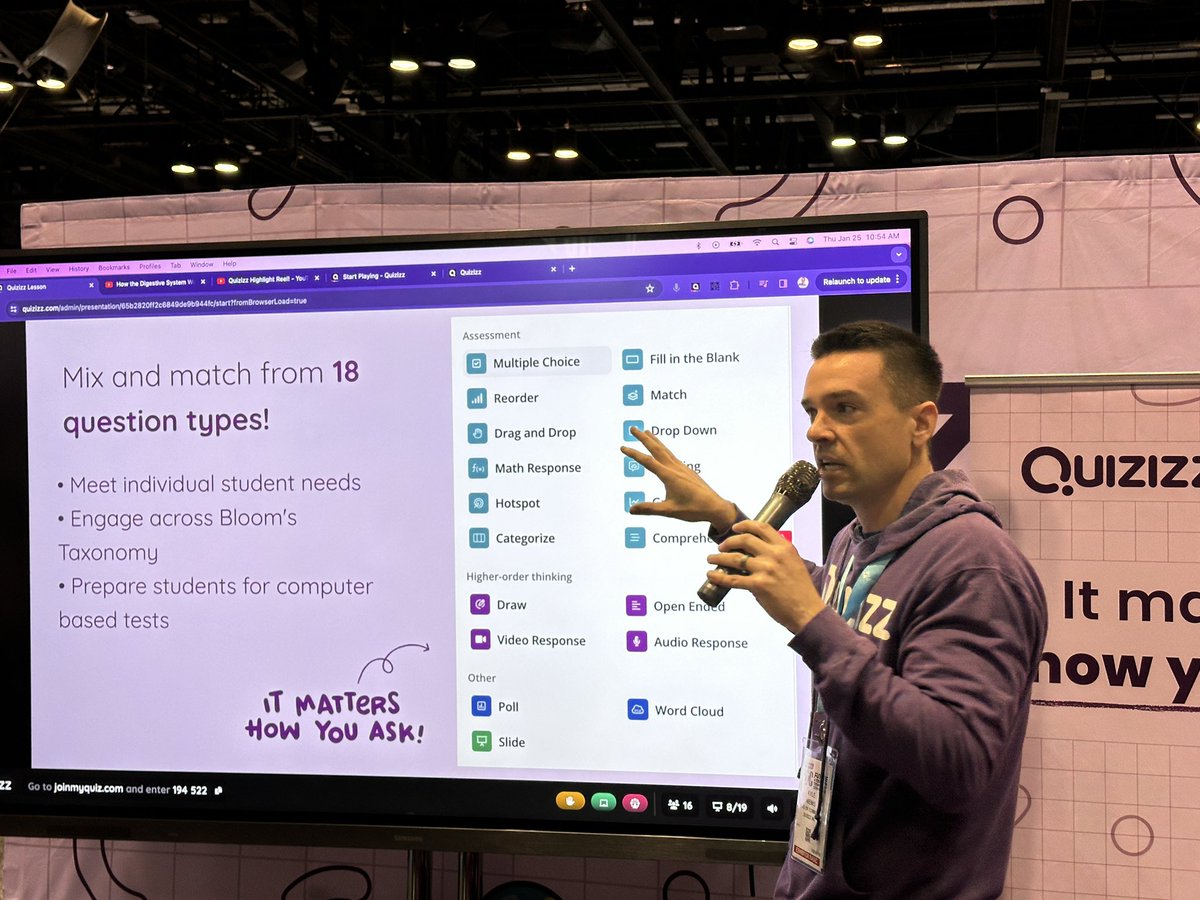 So many choices to show what you know with <a href="/quizizz/">Quizizz (now Wayground)</a> #fetc #edtech