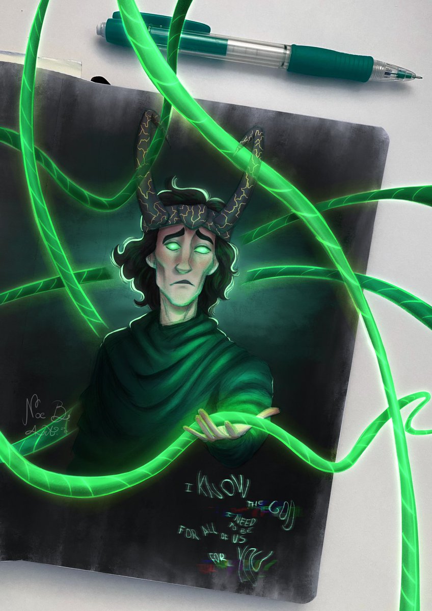 noeb_art's tweet photo. I imagine that when Loki looks into the branches seeking for Mobius his eyes turn completely green to focus only on what’s important. 
#loki #lokiseries #lokius #mobius #mobiusmmobius #tva #art #artist #draw #drawing #fanart #sketch #sketchbook #procreate https://t.co/95MZoFvxvL