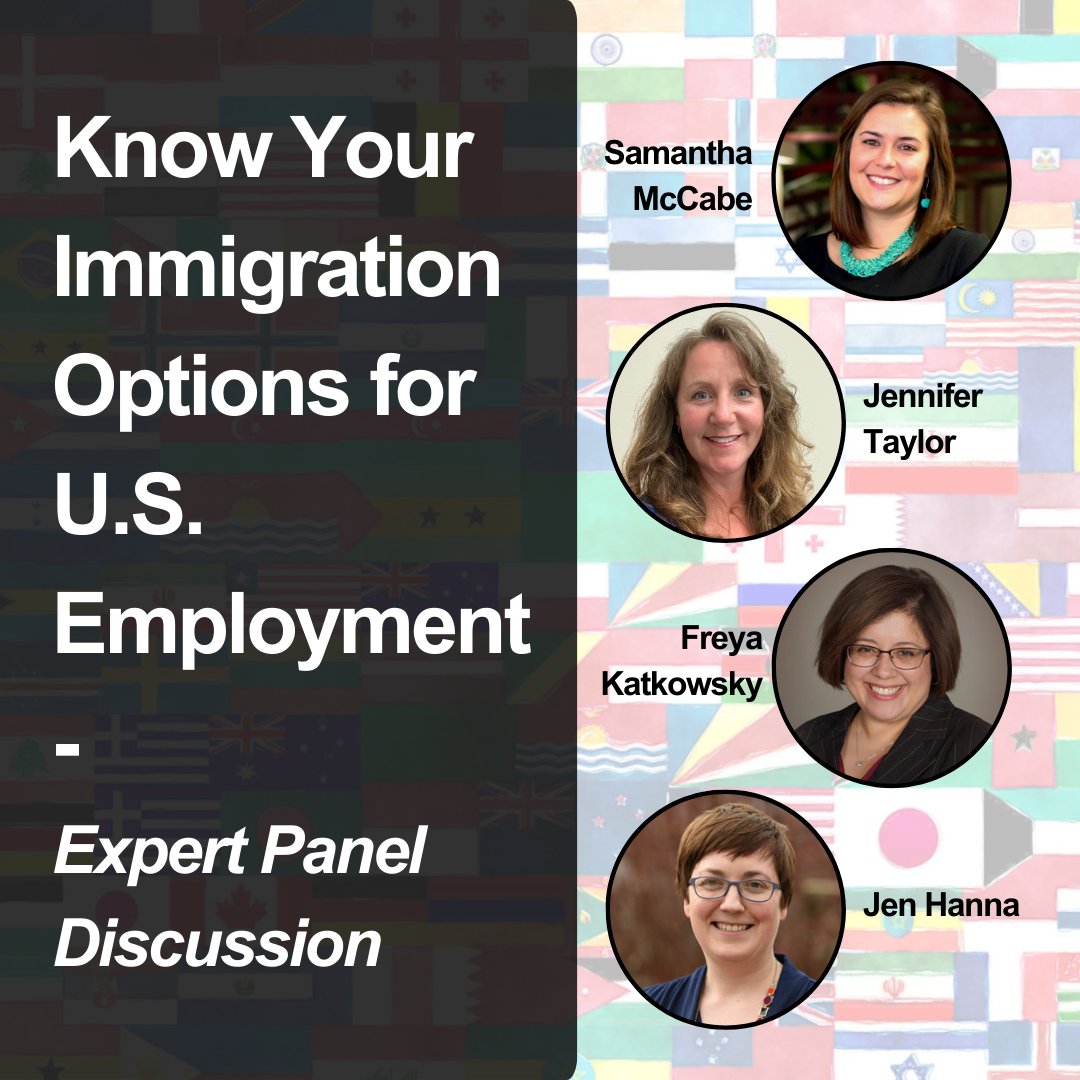 ⏰SOCIAL ALERT ⏰
Monday, January 29, 2024
HYBRID Panel/Discussion: Know Your Immigration Options for US Employment 🌐📝🏛️
<a href="/UWMadison/">UW–Madison</a>  <a href="/UW_ISS/">UW International Student Services (ISS)</a>  Eastbridge Law Group
RSVP Here: meetup.com/madison-women-…