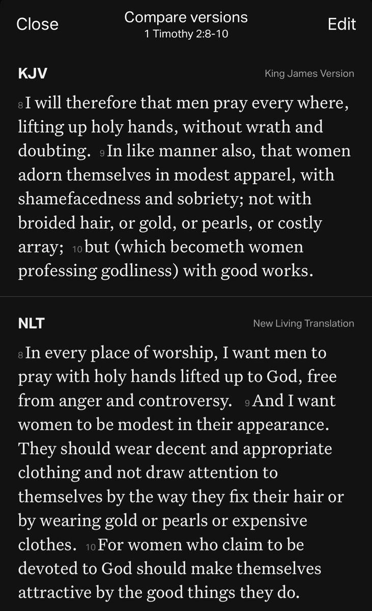 drsolomonkharis's tweet photo. Oh bro. You can’t interpret this scripture to mean Apostle Paul meant people who braid or wear jewelry to go to hell. Hmmm. It is well. 

He didn’t say women can’t braid their hair or use any of the jewelry. If you read in context, he was making a case for proper worship. https://t.co/D9CCrPfAXs