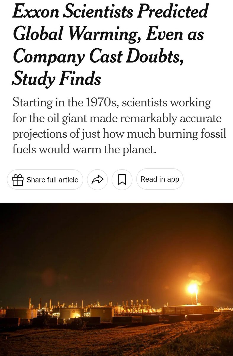 dcminx's tweet photo. #wtpBLUE #wtpEARTH #DemVoice1 #ProudBlue #ImWithScience 🌎🔥
💥EXXON knew & then sowed doubt about the science for decades.
https://t.co/5KGnrIoeOp https://t.co/CHbRETzVwg