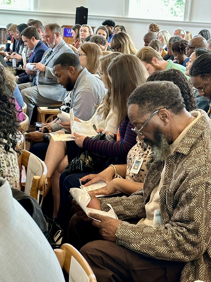 Community and business partners read letters from students about their hopes and dreams for the future during the State of the District. #Built4Bibb #BuiltByBibb #2gether4Action #MoreVictoryPlannedTogether