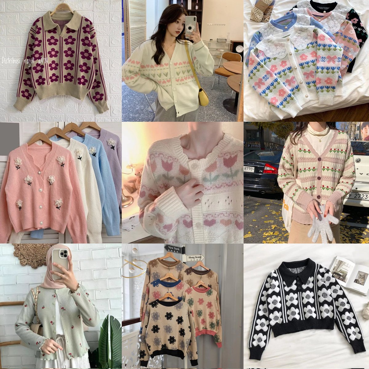 wholeii's tweet photo. 🌸Flower sweater &amp; cardigan rajut

·—·a thread🌸 https://t.co/tP0Gi3Gs4G