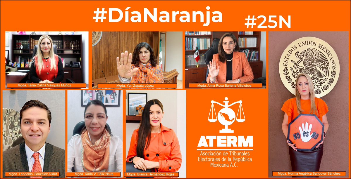 Tener una vida libre de violencia es un derecho de las #Mujeres y las #Niñas

En la #ATERM nos sumamos al #DíaNaranja 🟠

#Únete