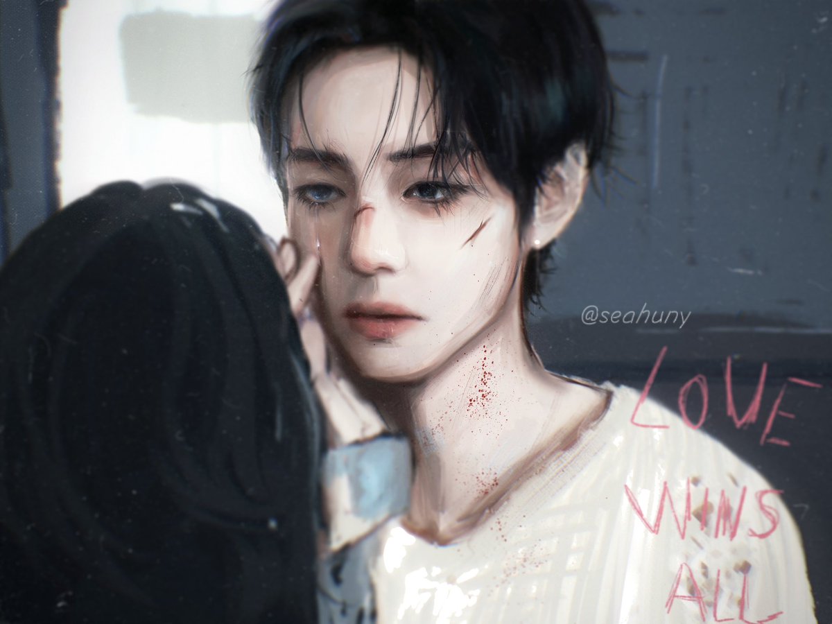 love wins all 

#LoveWinsAIl 
#Taehyung 
#taehyungfanart 
#LoveWinsAllWithV