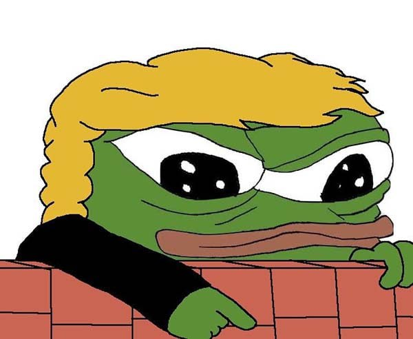 peacefrog_eth's tweet photo. $FROG teaches us that there is no wall of hate, Pepe's origins were the Peace Frog as stated by Matt Furie himself in 2017. https://t.co/t4BkP4vYrq