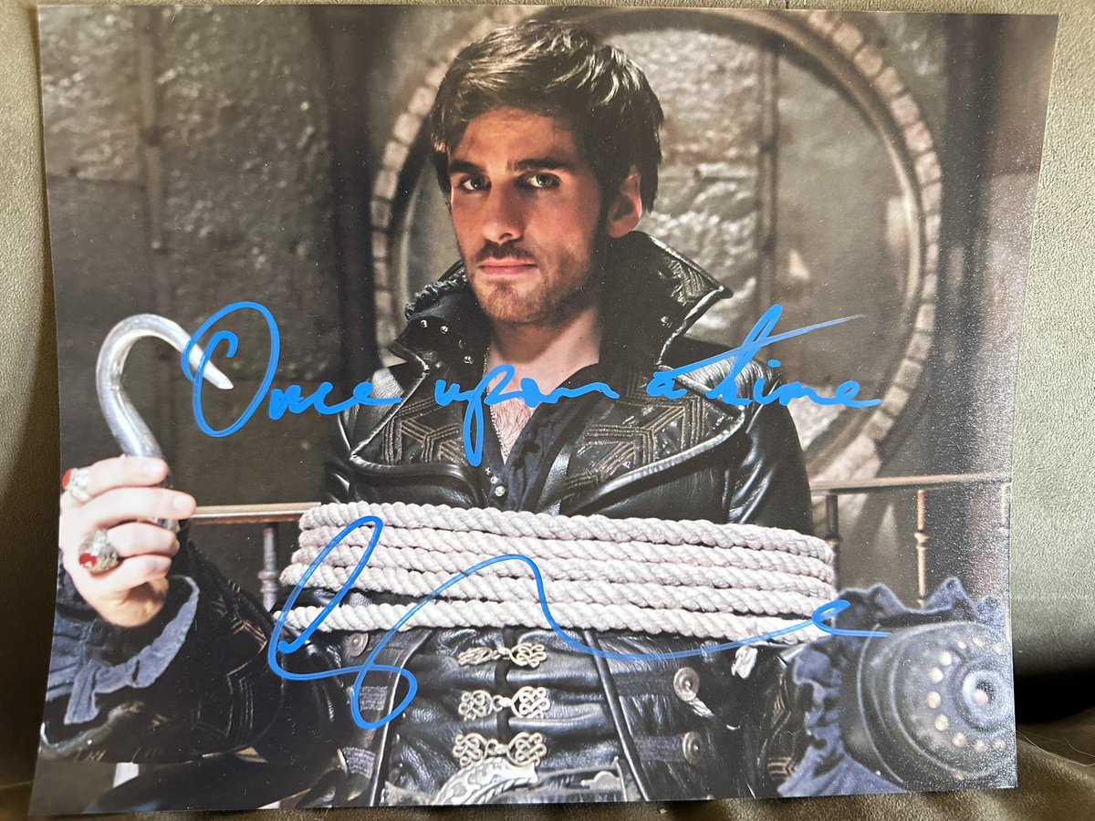 Wishing the sweetest, funniest, most gorgeous (😉),  favorite actor of mine <a href="/colinodonoghue1/">Colin o'donoghue</a> a very Happy Birthday!! It was more than a pleasure to see you in person this year. PS I’m having my tattoo colored in &amp;finished w/your words in March.