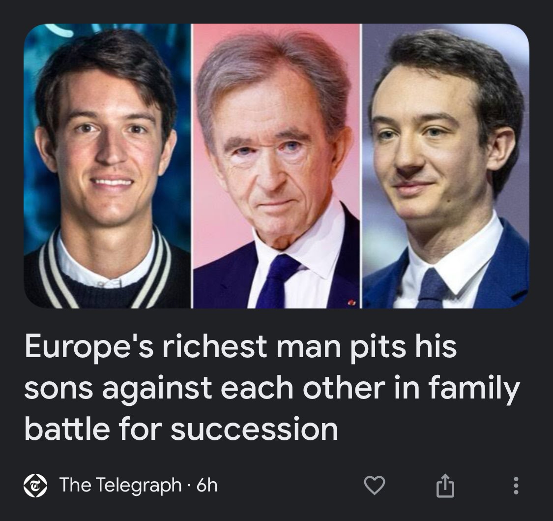 MaskedWhore's tweet photo. @Telegraph - take it no other candidate will be considered who is NOT related and potentially waaaaaaay more COMPETENT! WHERE IS THE EQUALITY IN THIS??? #whitemanprivlege @ArnaultTracker @LouisVuitton WHAT AN ABSOLUTE JOKE! https://t.co/I28vDsgvnS