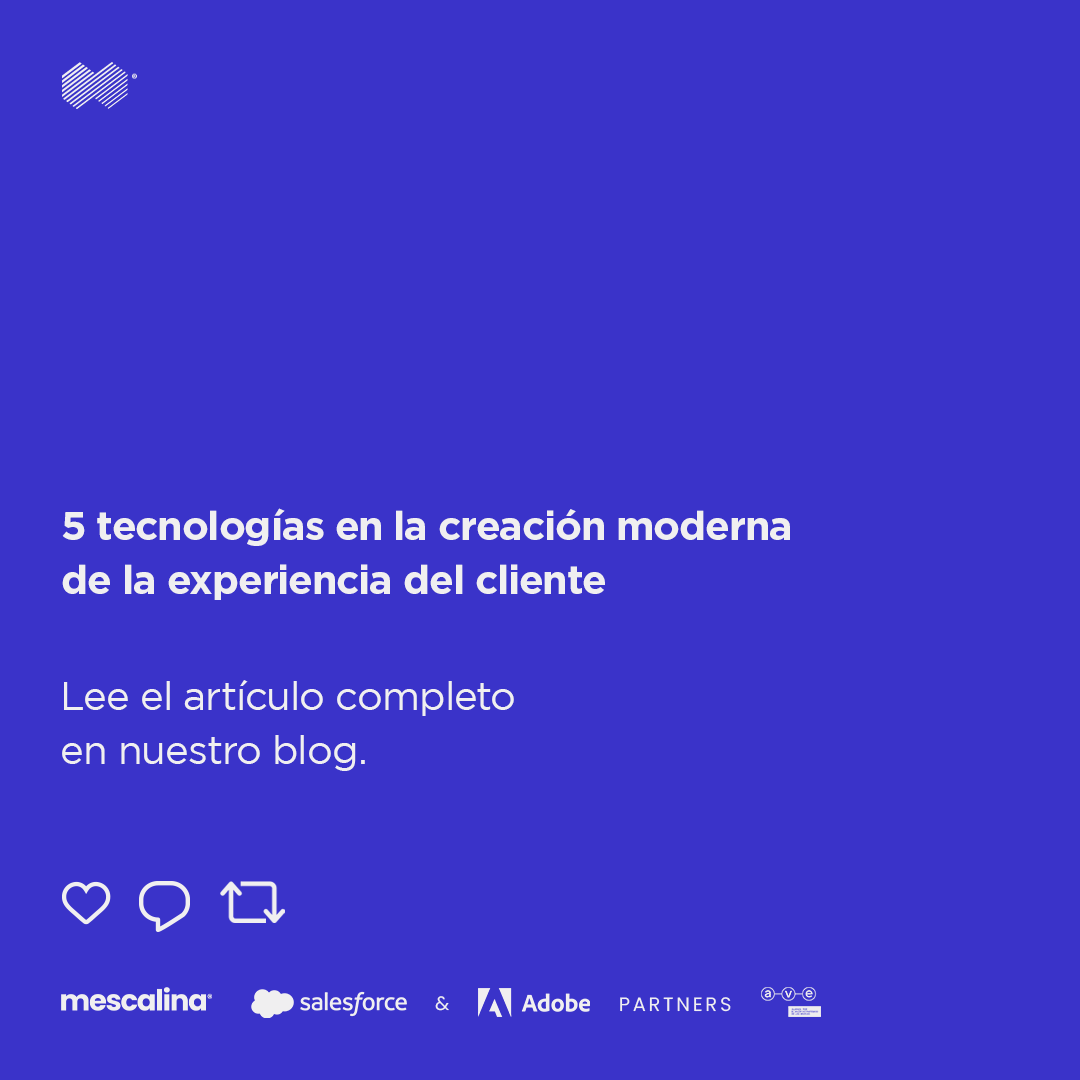 La tecnología ha transformado la forma en que las marcas se conectan con sus consumidores. Este cambio ha redefinido por completo las experiencias. 🔗 SIGUE LEYENDO en nuestro blog: bit.ly/47RwsKV