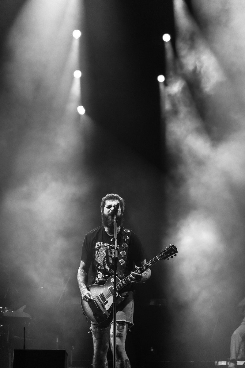 <a href="/PostMalone/">Post Malone</a> It's been an honor to collaborate with such an incomparable artist. We are beyond proud of the pieces we've created together. 

We are thrilled to have been able to craft custom leather guitar straps handmade in Lynchburg, VA for Post’s latest tour! 📸: <a href="/adamdegross87/">Adam</a>