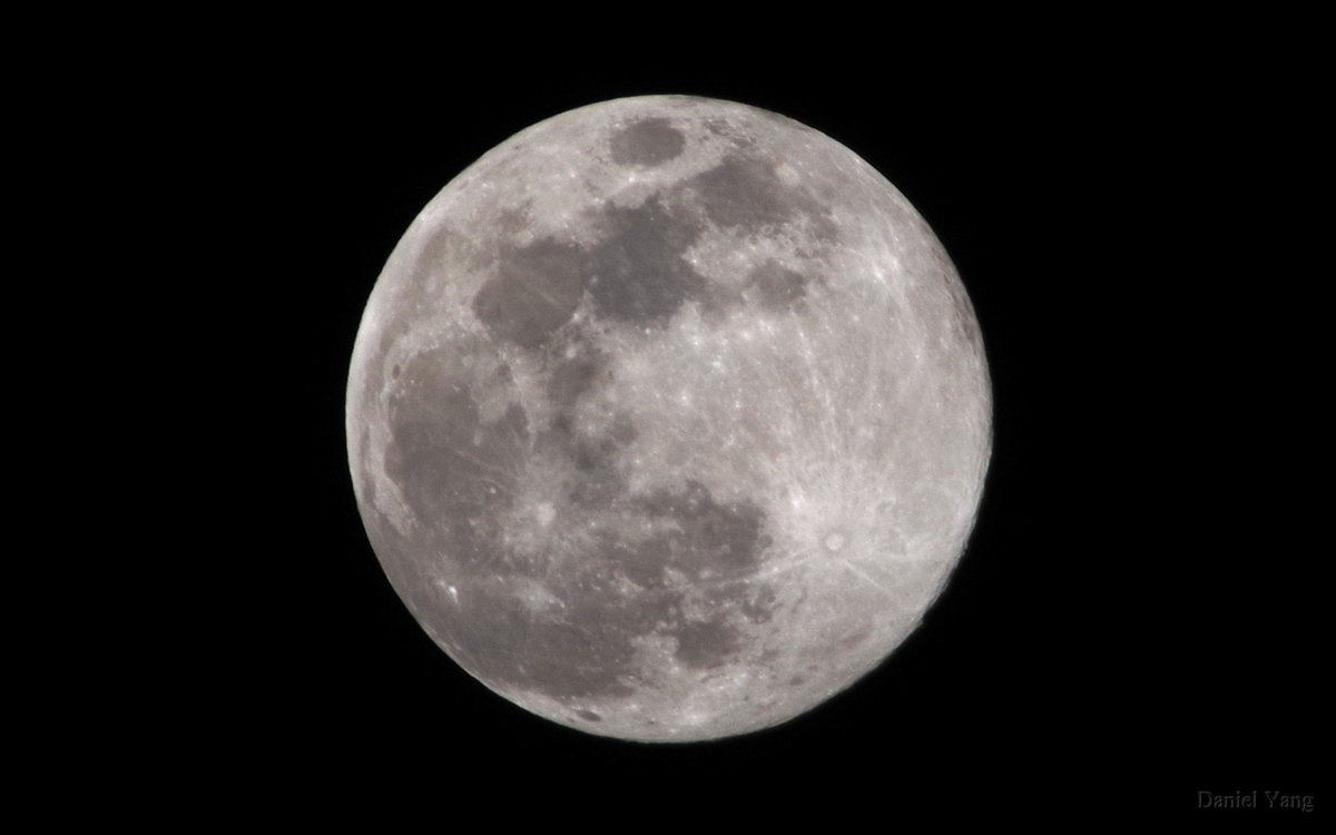 十五夜の満月。 '24/1/25 22: 14 #PENTAX KF 月齢14.1日（新月1/11 20