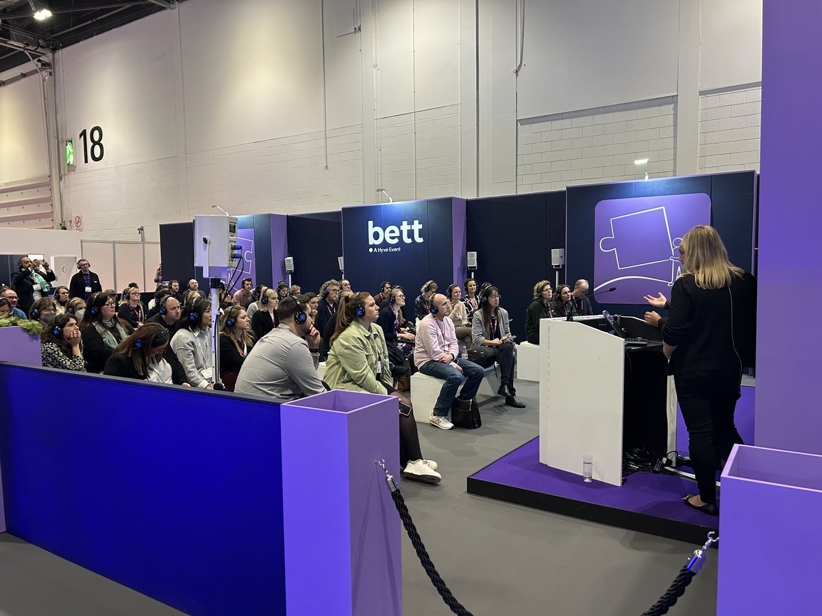 @terri_marie17 and @Abdulchohan showed what is possible with the power of #iPad and #Showbie combined, through the DNA of Learning, which they presented @ the Tech in Action hall earlier today. Find us on SG30 to discuss key takeaways 💡 @Showbie @Bett_show #Bett2024