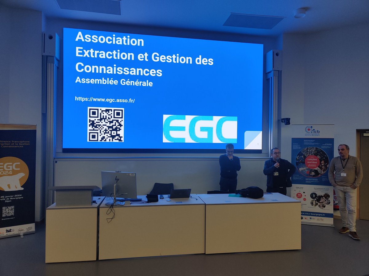 l'Assemblée Générale d'EGC vient de commencer