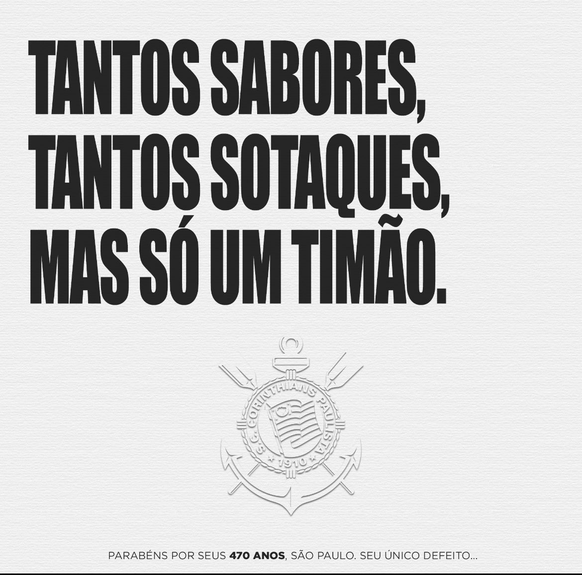 rod_macarielli's tweet photo. parabenssaopaulo 
Seu único defeito é não se chamar Corinthians! https://t.co/alBhuWOmnE
