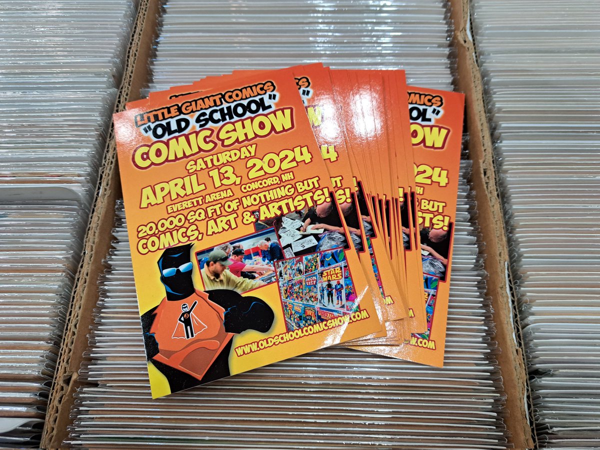 We are spreading the news about the Little Giant Comics Old School Comic Show in April! If you're near the New England area, we can't recommend this show enough.

#comics #comicbooks #littlegiantcomics #oldschoolcomicshow #comiccon #comicconvention #comicshow