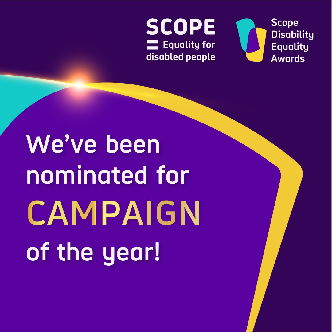 🎉 We’re over the moon to be shortlisted for @Scope's Campaign of the Year Award! The fight against ticket office closures was a massive community effort, and we share this honour with everyone who got involved, supported our work, and came together for transport justice.