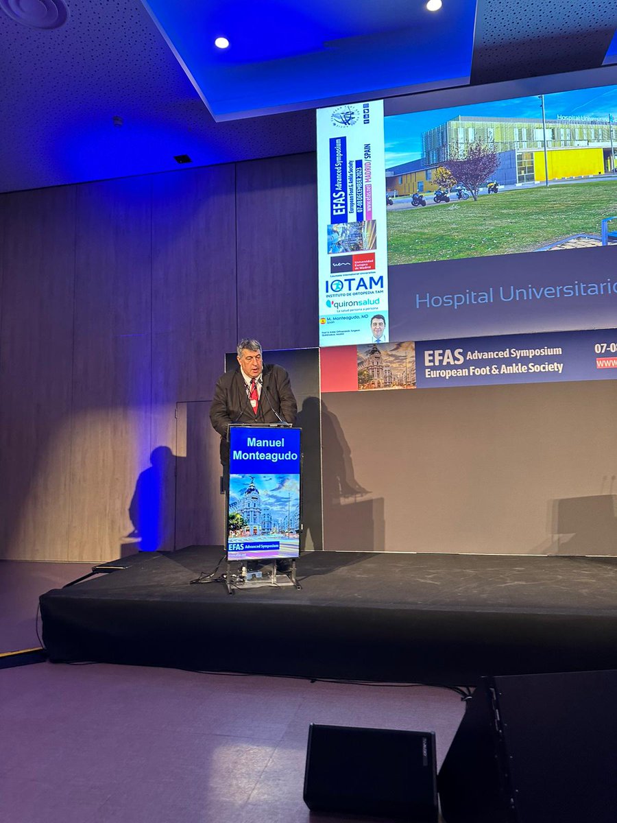 institutoIOTAM's tweet photo. El #AdvancedSymposium 2023 de @EFASnews se celebró los pasados días 7 y 8 de diciembre en #Madrid. Fue un espectacular evento al que asistieron más de 600 profesionales en #pie y #tobillo (incluidos 5 Dres. de #IOTAM), y en el que el Dr. Manuel Monteagudo ejerció como anfitrión. https://t.co/pxMYlpucBK
