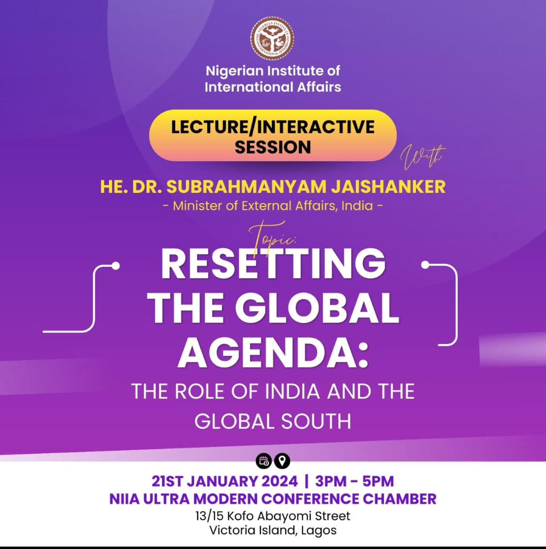 EAM @DrSJaishankar in a lecture @official_NIIA stressed on the concept of Global South and India's role in it. EAM claimed 'without the advancement of the Global South, we are not going to see planetary progress'. An excellent thread on 'What is Global South?' (1/7)