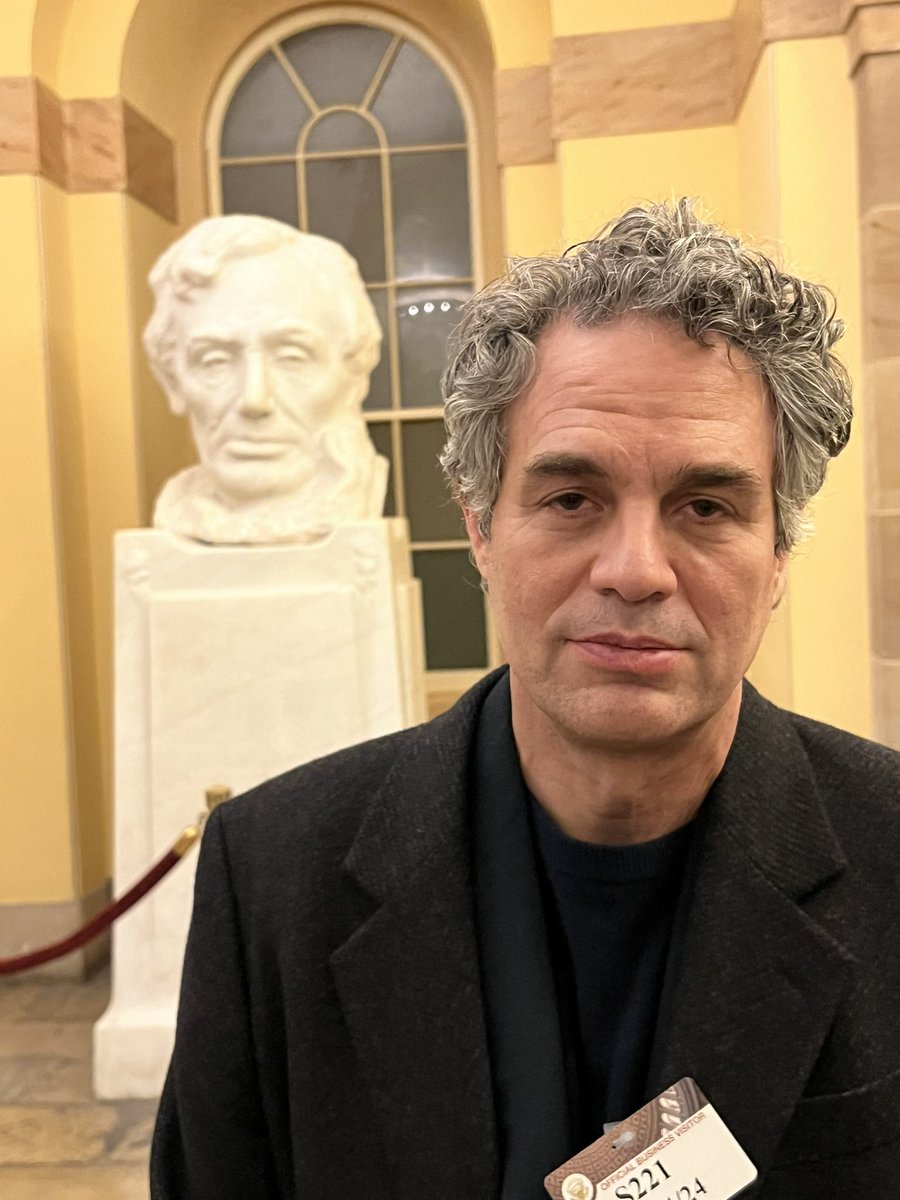 CleanCapeFear's tweet photo. There are ppl who play heroes in the movies and ppl who are heroes IRL. @MarkRuffalo is both. Thank you, friend, for giving your time so generously to our fight in DC to get PFAS drinking water standards. #realheroes #hulksmashPFAS #thisguy #markruffalo #PFAS #PFASaction #GenX https://t.co/lRBIpf5Yg3
