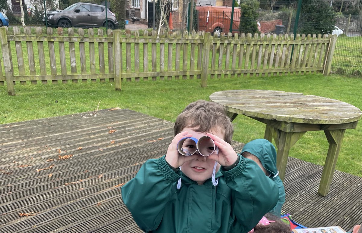 stasaphvp's tweet photo. 🐝s took part in the RSPB School Bird Watch. We used binoculars to spot birds whilst enjoying a hot chocolate with marshmallows &amp; a biscuit. We used a tally to record what we saw &amp; turned these into a pictogram to find the most popular bird  @_OLW_ @RSPBConwy @RSPBCymru #VPHC https://t.co/cgIPVBu5QX