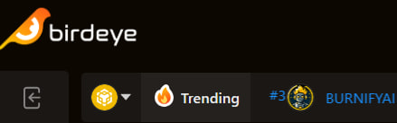 BurnifyAI's tweet photo. Trending #3 on Birdeye!

https://t.co/T2WEszT1Me

#BurnifyAI #birdeye #bscgems https://t.co/54S8jT283e