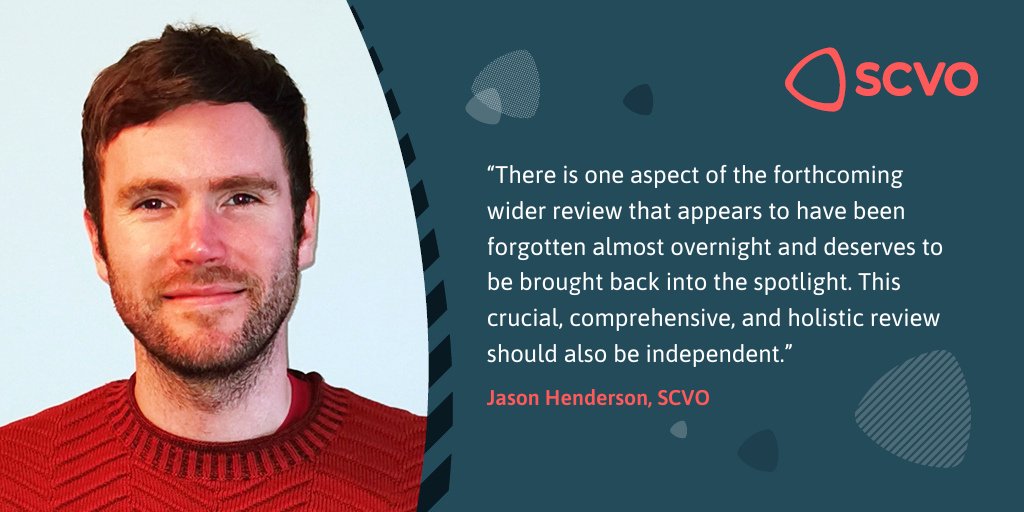 "We cannot forget that the call was for an independent review of charity regulation."

SCVO’s <a href="/JasonJH85/">Jason Henderson</a> reacts to the forthcoming wider review of charity regulation ➡️ bddy.me/3OjaQA9