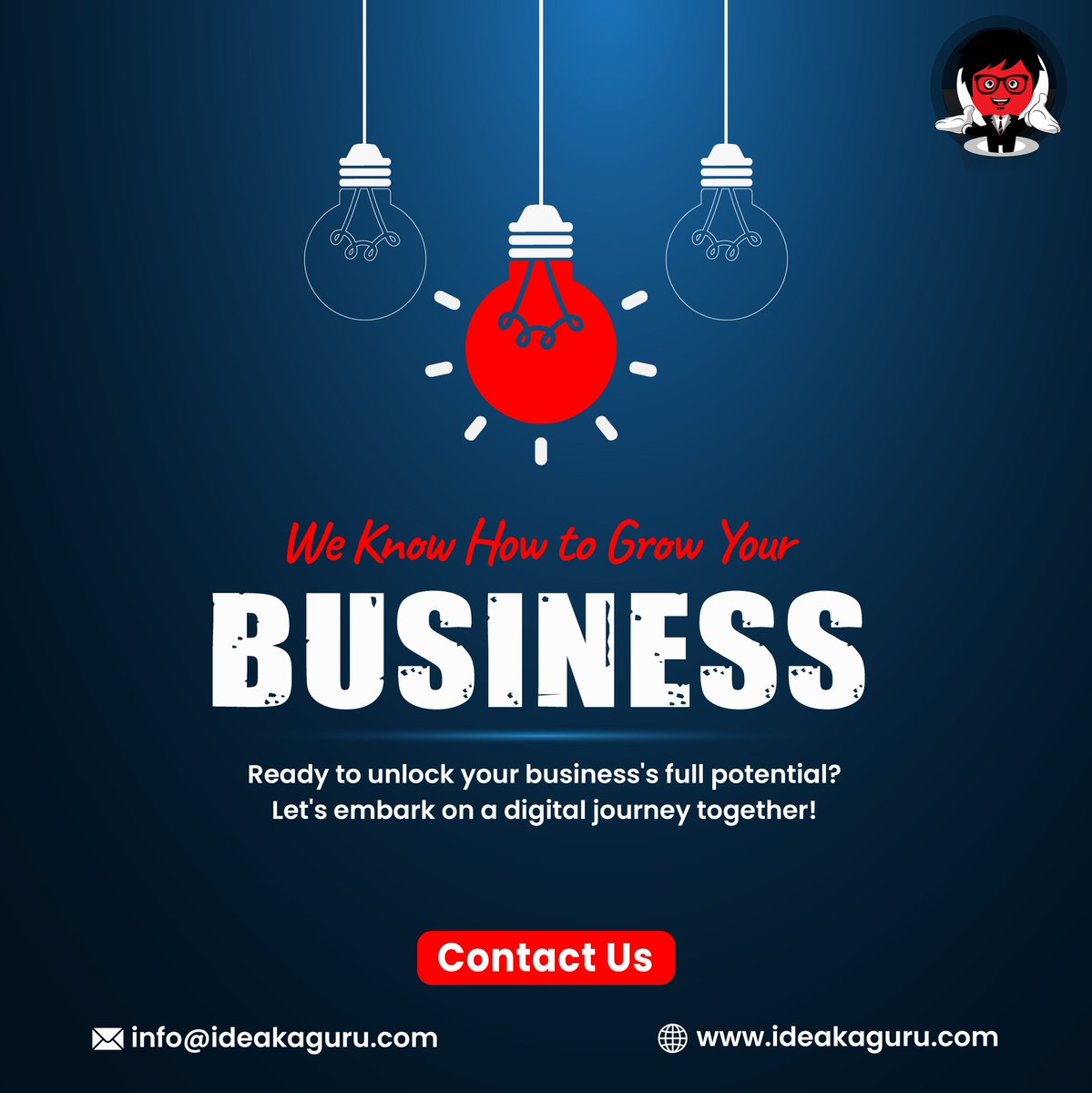 We Know How To Grow Your Business... 📈

#Growth #IKG   #digitalmarketingagencyonline #digitalmarkeing #digitalmarketingservices #SocialMediaSuccess #MarketingMomentum #ProjectTimeline #DigitalTriumphs #StrategyUnveiled #ResultsDriven #SocialMediaMagic #MarketingMastery