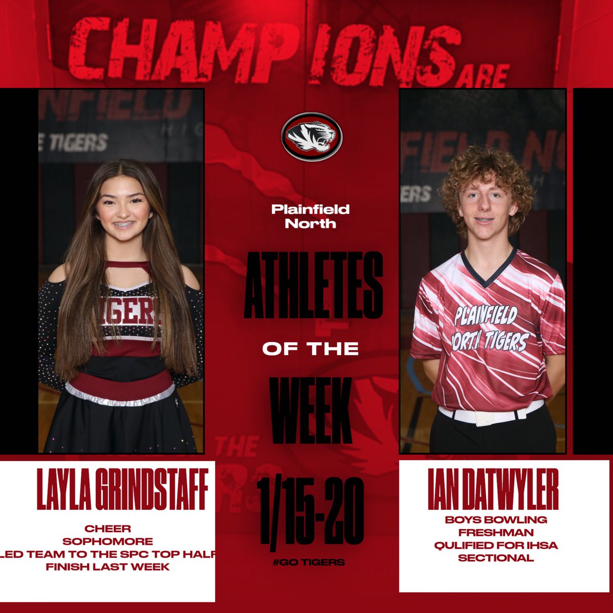 NORTH ATHLETES OF THE WEEK