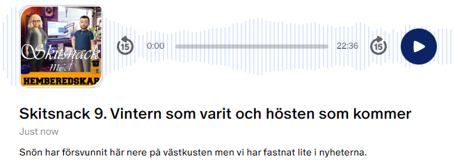 hemberedskap's tweet photo. Ytterligare ett skitsnack ute på https://t.co/vHv0aQaJsy #prepping #hemberedskap https://t.co/QFYOFLnITE