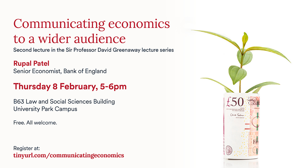 UoNEconomics (@uoneconomics) on Twitter photo Looking forward to welcoming alumna <a href="/RupalEconomics/">Rupal Patel</a> - co-author of Sunday Times bestseller ‘Can’t We Just Print More Money’ - for what promises to be an invigorating talk next month.
🔗 Registration: tinyurl.com/communicatinge…
#weareuon #economics #lecture #econtwitter Looking forward to welcoming alumna <a href="/RupalEconomics/">Rupal Patel</a> - co-author of Sunday Times bestseller ‘Can’t We Just Print More Money’ - for what promises to be an invigorating talk next month.
🔗 Registration: tinyurl.com/communicatinge…
#weareuon #economics #lecture #econtwitter