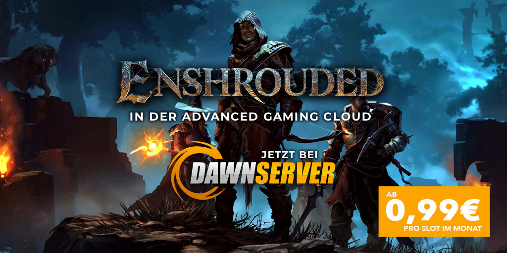 🌑 Erlebe dein Abenteuer von #Enshrouded auf einem eigenen Server! 🎮 Hol dir jetzt deinen Slot für nur 0.99€ auf dawnserver.de und tauche ein in ein mystisches Gaming-Abenteuer. 💻🚀 Sei bereit für Nervenkitzel und Spannung! #EnshroudedServer #Gaming