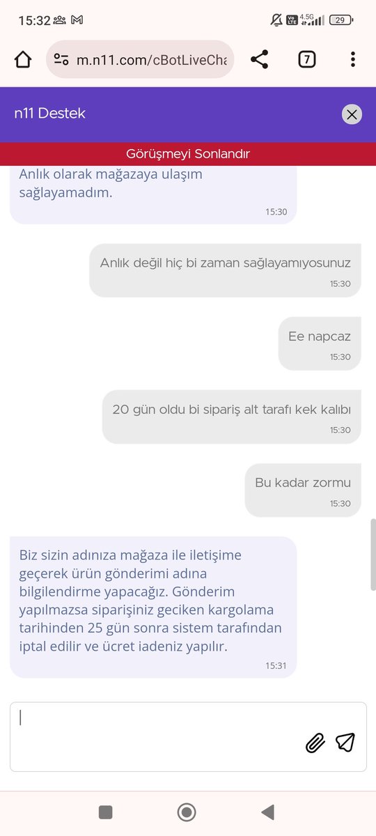 sipahime's tweet photo. @n11official  @n11  beceriksizlik deyince akıla gelen tek site 20 gün oldu bi sipariş ortada yok mağazaya ulaşabilen yok  bu arada mağaza da @emsan  saçma sapan iki satıcı buluşunca ortaya çıkan manzara https://t.co/Fj5iLWcNYz