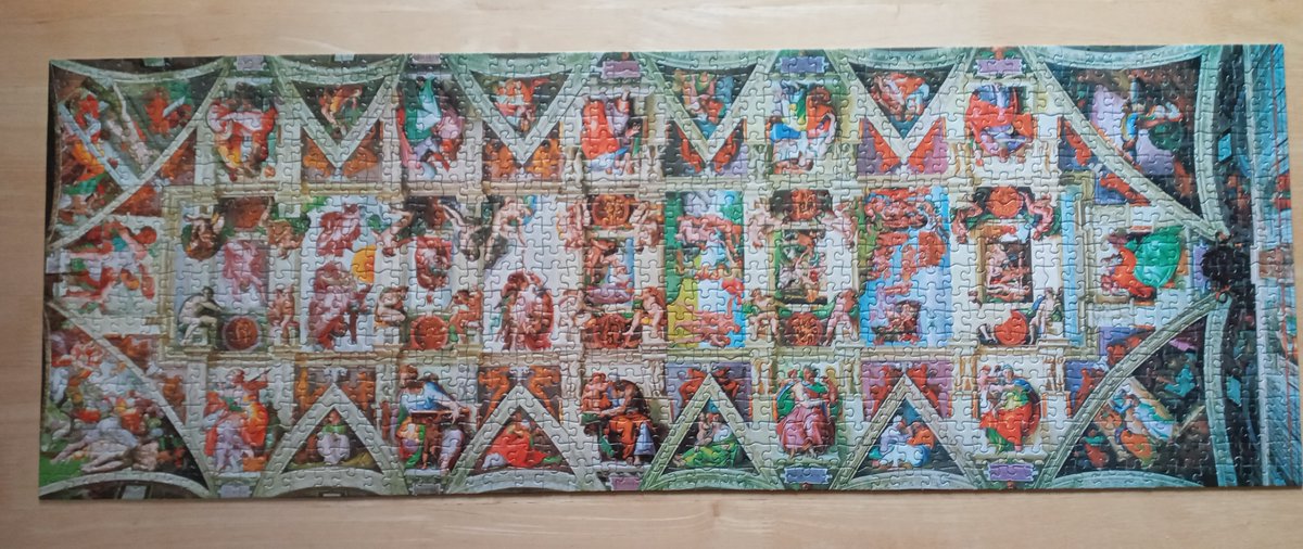 Sr Jessica (@srjessica_osb) on Twitter photo Jigsaw time here again, and this one has been an epic. The ceiling of the Sistine Chapel, 1000 pieces, almost a month to complete between us. We are grateful to our friends from the Community of St. Anselm <a href="/YearInGodsTime/">CommunityofStAnselm</a> for getting us over the finish line! Jigsaw time here again, and this one has been an epic. The ceiling of the Sistine Chapel, 1000 pieces, almost a month to complete between us. We are grateful to our friends from the Community of St. Anselm <a href="/YearInGodsTime/">CommunityofStAnselm</a> for getting us over the finish line!