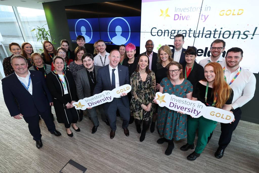 IDAIRELAND's tweet photo. We are thrilled to have been awarded Investors in Diversity Gold – the first Public Sector Organisation in Ireland to achieve this accreditation. The Investors in #Diversity Certification from @ICFDiversity is Ireland’s only Equality, Diversity and Inclusion mark for businesses. https://t.co/L6Syzo1WXn