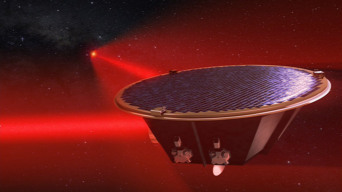 We have a mission! LISA just joined the future ESA fleet and will be ready to detect gravitational waves in the next decade. Now let's work to get this thing off the ground in 2035! #ESA_science #LISA_mission