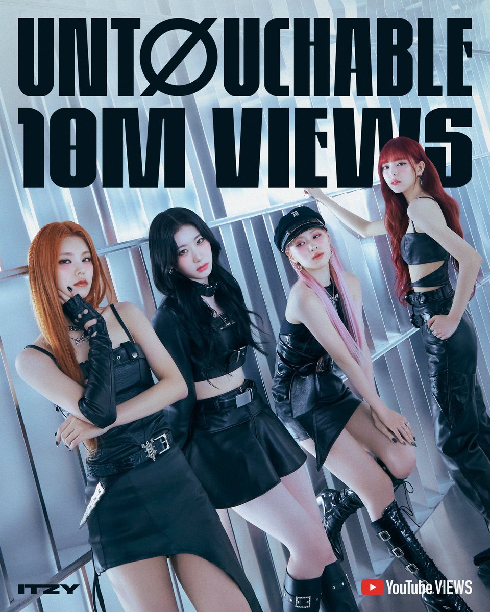 ITZYofficial's tweet image. ITZY &quot;UNTOUCHABLE&quot; M/V 1000만 돌파! 
ITZY &quot;UNTOUCHABLE&quot; M/V hits 10M views! 

UNTOUCHABLE 한 ITZY 💖 MIDZY 는 멈출 생각 따윈 없거든😎
Nothing gon&apos; stop ITZY 💖 MIDZY nobody yah✨

🔥 &quot;UNTOUCHABLE&quot; M/V
youtu.be/5e3rKInegeU

#ITZY #MIDZY @ITZYofficial
#ITZY_BORNTOBE…
