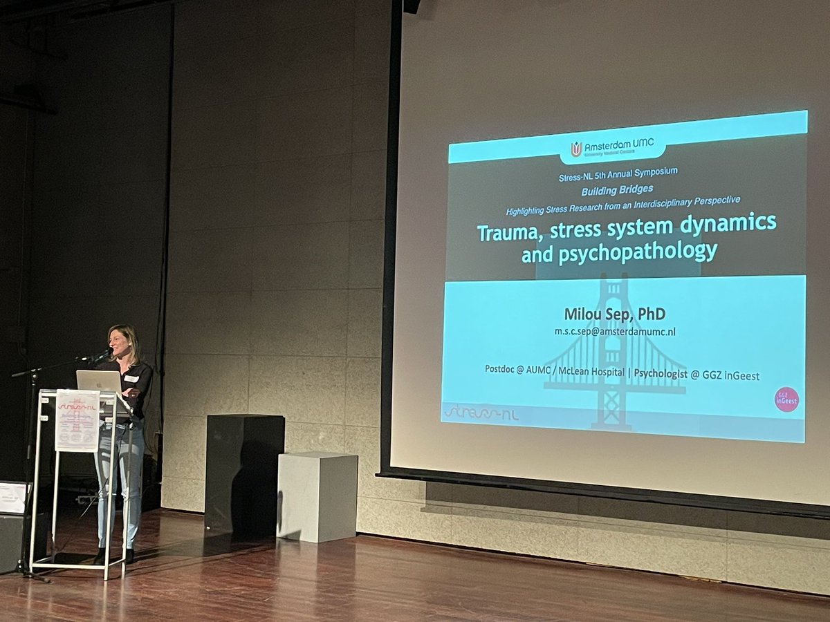 STRESS-NL (@stress_nl) on Twitter photo <a href="/MSC_Sep/">Milou Sep</a> receives <a href="/Stress_NL/">STRESS-NL</a> 2024 NEW early career researcher ‘Marian Joel’s’ award 🥇for her multidisciplinary research on the heterogeneity of mental health disorders and why people are different? We congratulate Milou on this incredible achievement ♥️🤩🧠 <a href="/MSC_Sep/">Milou Sep</a> receives <a href="/Stress_NL/">STRESS-NL</a> 2024 NEW early career researcher ‘Marian Joel’s’ award 🥇for her multidisciplinary research on the heterogeneity of mental health disorders and why people are different? We congratulate Milou on this incredible achievement ♥️🤩🧠