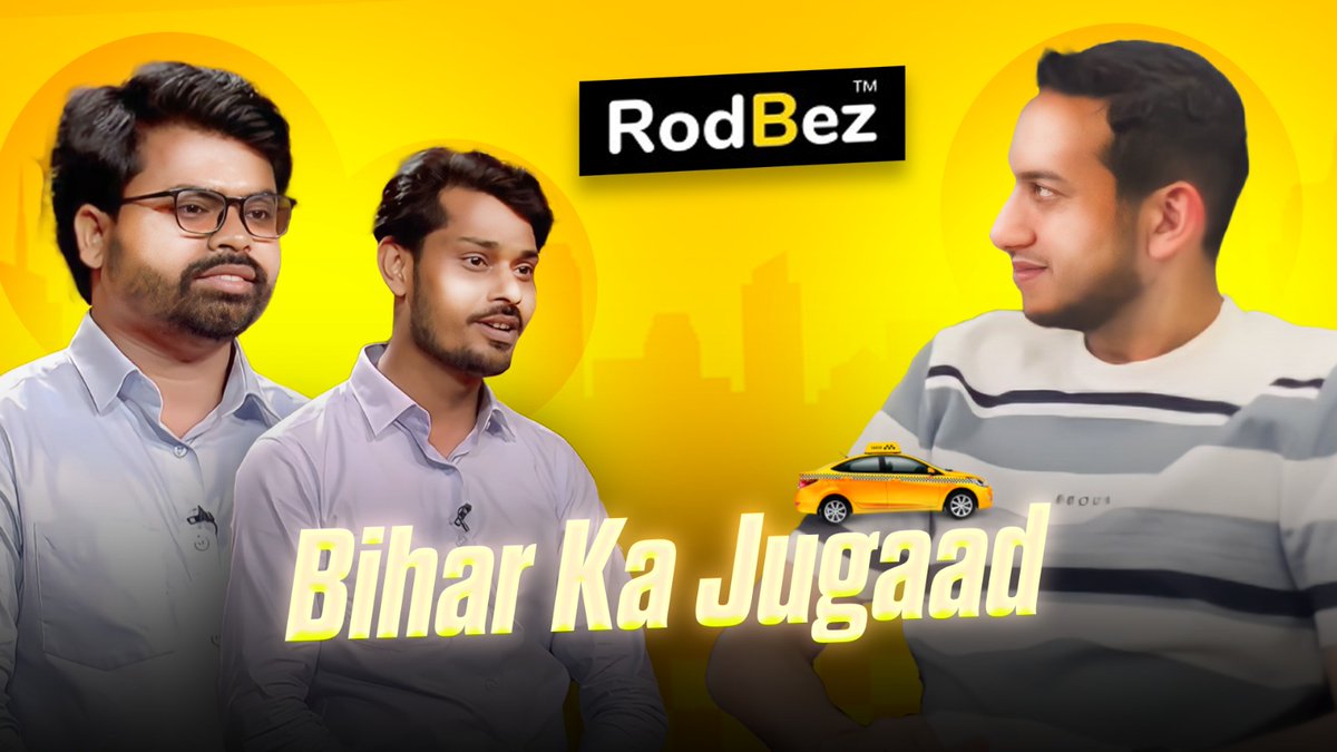 Taking on mobility giants and carving their own space, RodBez is enroute to disrupt India’s transportation sector.
 
Leveraging Dilkhush and Siddharth’s (patent pending 😅) Bihari Jugaad, RodBez is tackling India’s mobility challenges with innovative solutions designed