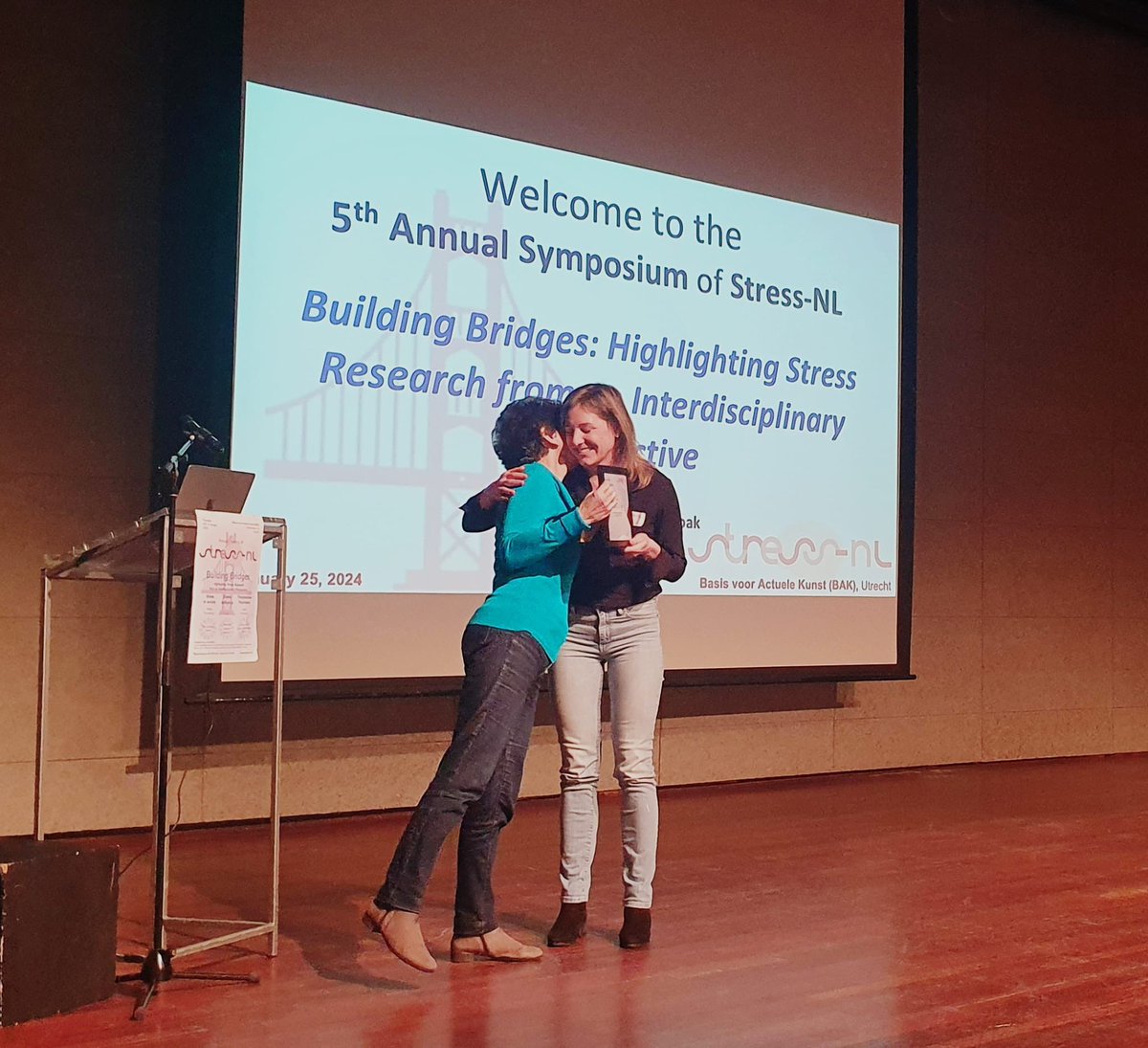 STRESS-NL (@stress_nl) on Twitter photo A special moment between Marian Joel’s and <a href="/MSC_Sep/">Milou Sep</a> who received the Marian Joel’s early career researcher award 🏆 <a href="/Stress_NL/">STRESS-NL</a> and the STRESS community congratulates you 👏🏼 A special moment between Marian Joel’s and <a href="/MSC_Sep/">Milou Sep</a> who received the Marian Joel’s early career researcher award 🏆 <a href="/Stress_NL/">STRESS-NL</a> and the STRESS community congratulates you 👏🏼